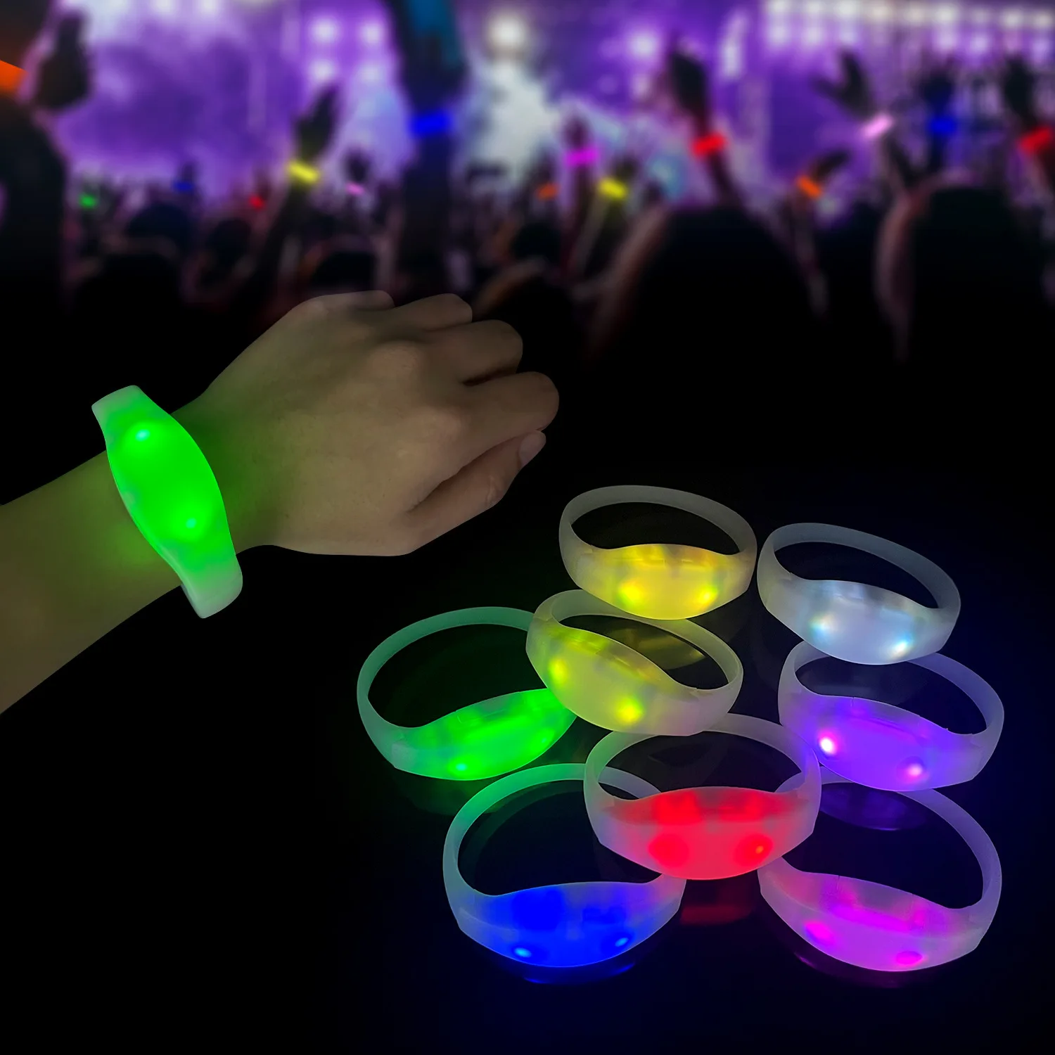 Dmx Remote Control Led Glow Bracelets Perfect Party Favors Super Star