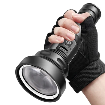 Alonefire X44 High power 2000M Long distance light irradiation white Laser beam flashlight 18650 outdoor hunting signal torch