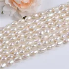 Pearls Pearl 9-10mm High Quality Natural Fresh Water Pearls Baroque Shape Pearl Strand