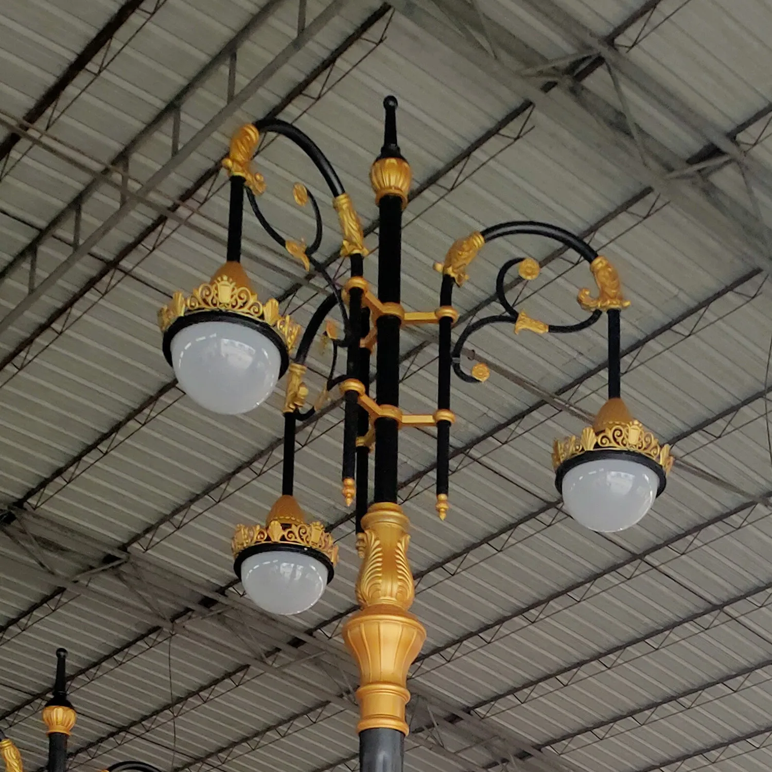 Main Gate Pillar Light Hotel Home Theme Park Decorative Square Pathway Light Modern Led Garden Light