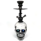 Shisha Hookah Led Wholesale New Skull LED Hookah Cool Resin Big Shisha Hookah