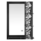Accessories Mirror Zinc Accessories Bathroom Hanging Mirror With Shelf