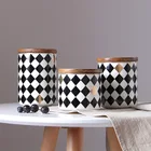 Storage Biscuit 2020 New Arrival Ceramic Decorative Storage Cookie Biscuit Candy Storage Jars