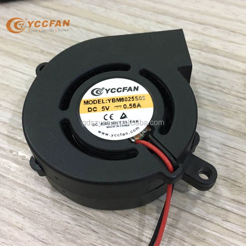 Ycc Fan, 60*60*25mm, 6025, Axial, 5V/12V/24V - detail 6