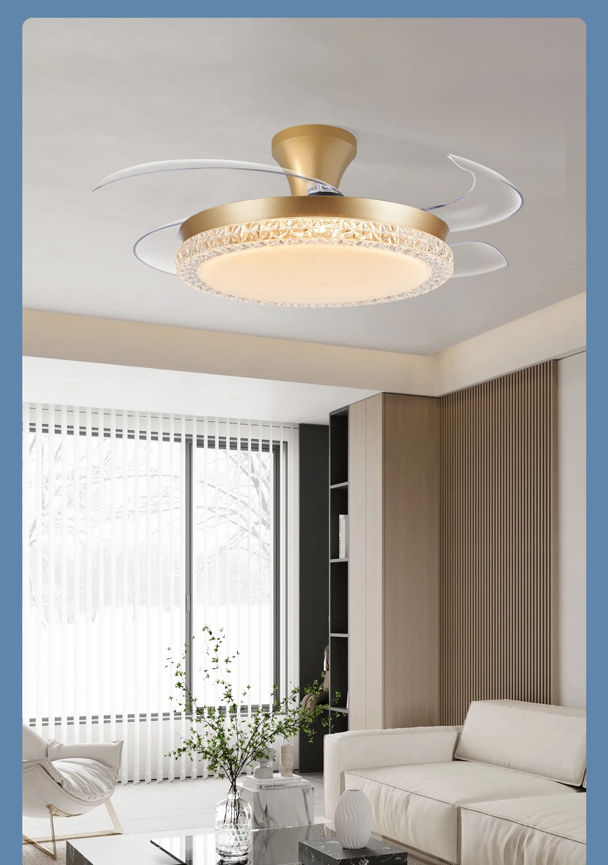 Ceiling Fan, 6-Speed, 100-240V, Iron+Plastic - detail 16