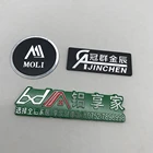 Plate Cut Custom Aluminum Logo Name Plate Metal Embossed Highlight Diamond Cut Nameplates For Audio