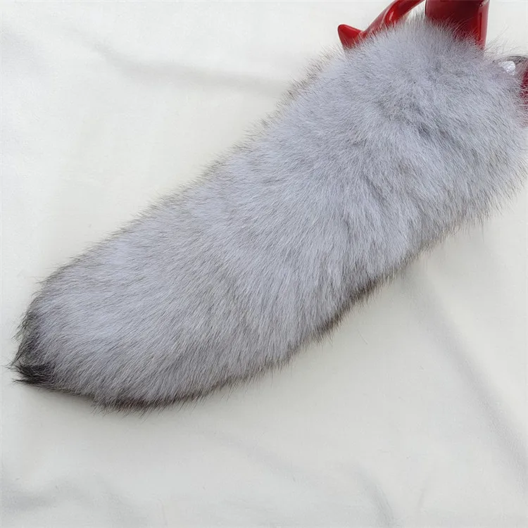 Role Play Cosplay Cat Tail Anal Plug Detachable Real Fur Fox Tail Butt Plug  For Pet Play Anal Sex Toys - Buy Fox Tail Butt Plugs,Tail Butt Plug,Cat  Tail Anal Plug Product