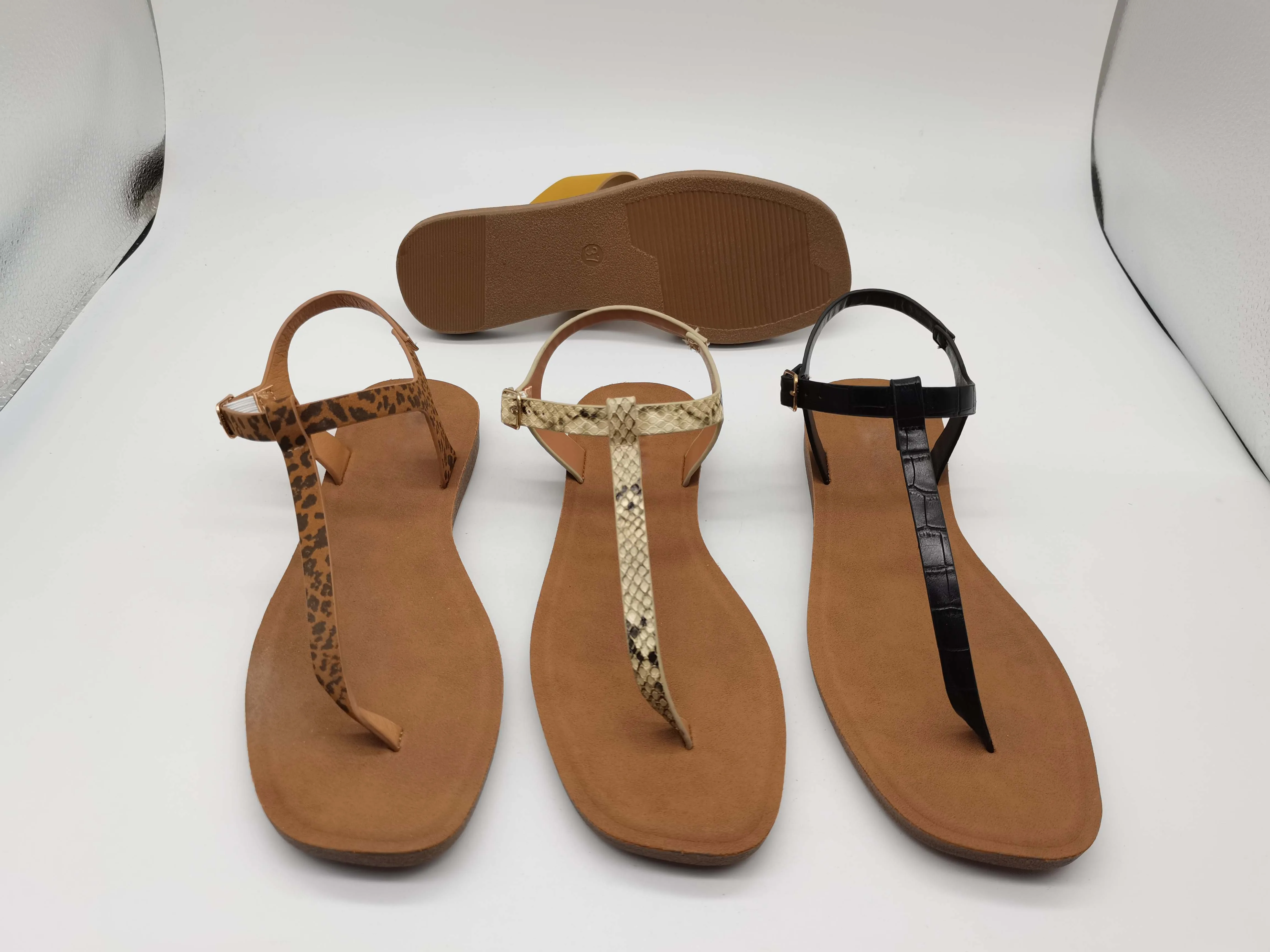 Wholesale PU Sandals Women Open Toe Shoes