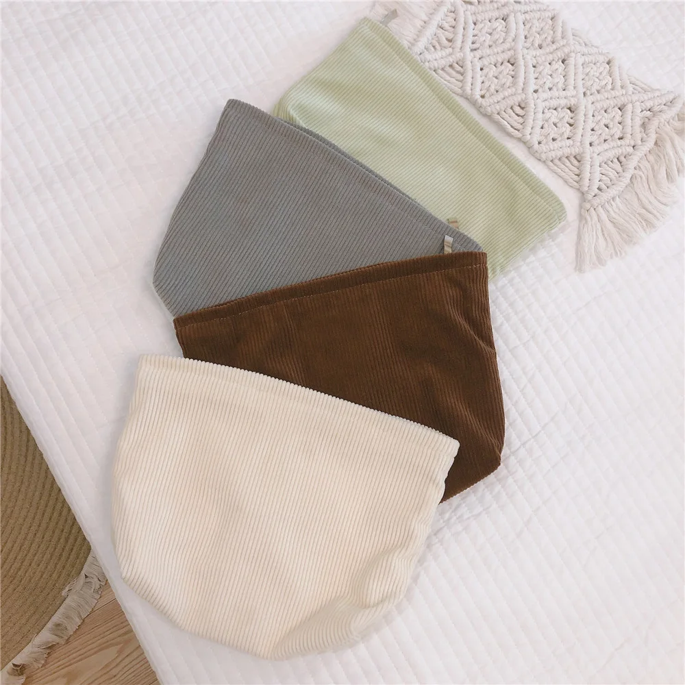 Purses Smile Dots Makeup Organizer Storage Makeup Bag Women Corduroy Cosmetic Bag supplier