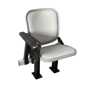 Wholesale heated vip folding stadium seating chair seats chairs flips up with writing tablet for lecture room