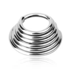 Hoop Toposh Titanium Internal Piercing Segment With Shiny Opal Cartilage Jewelry Hoop Clicker