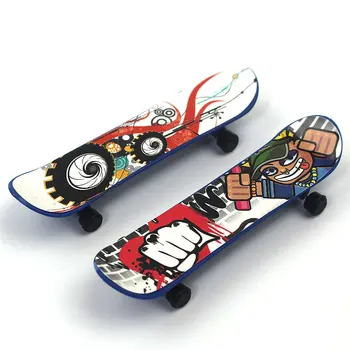 Wholesale Fidget Toys Game Mini Finger Board Toy Plastic Fingerboard Finger Skateboard Truck Fingertip Skateboard