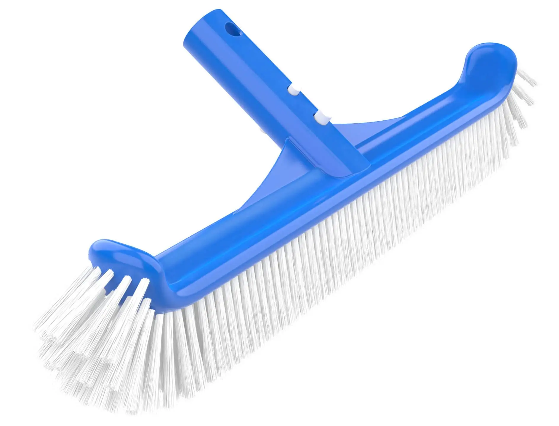 BN Pool Brush With Curved Brush and EZ Clip Handle, Pool Cleaning Bru