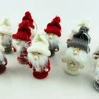 Doll Custom Decorations Santa Snowman Tree Ornament Plush Christmas Doll Toy For Kids
