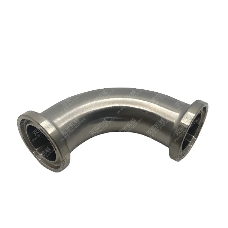 OD 19MM 3/4" Sanitary Ferrule Elbow 90 Degree Tri Clamp Type Pipe Fittings 