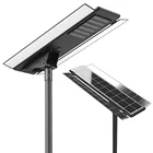 All EXC Lifepo4 Lithium Battery Automatic Cleaning All In 1 Self Clean 80w 500w Solar Cell Led Street Lights