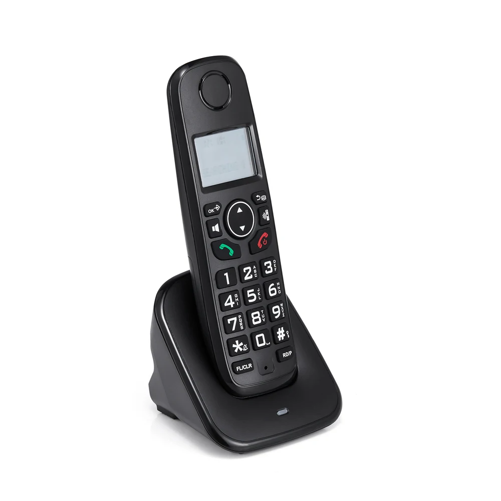Dect Cordless Fixed Line Telephone Dect 5.0 Wireless Desktop Phone