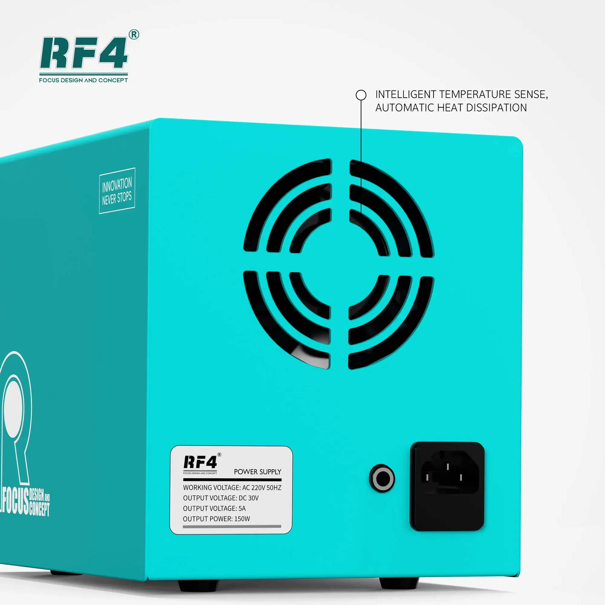 RF4 RF-3005D/RF-3005PRO 150W 30V 5A DC Regulated Digital Smart Multifunctional Power Supply Regulator Phone Sensing Automatic