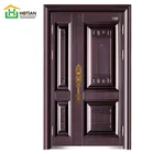 Wrought Iron Moderate Price House Metal Main Gate Entrance Wrought Iron Steel Security Half Doors Made In China