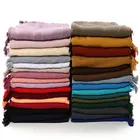 Scarf Shawl New Cotton And Linen Scarves Female National Wind Scarf Shawl Gift Stalls Selling Hot Monochrome Scarves