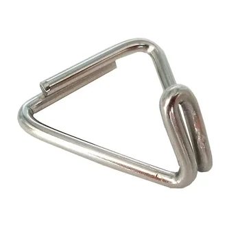 Stainless Steel 304 Metal Hook Outdoor Climbing Bag Hardware Parts Factory Customized Wire Form Bending Spring Hanger