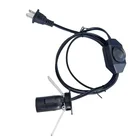 Plug 220v 220v High Quality 2 Pin Plug SPT-2 18awg2c 1.2m Dimmer Switch 220v Philippines Salt Lamp Cord