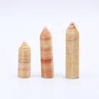 Gemstone Point Wholesale Folk Crafts Natural Gemstone Healing Stone Crystal Point Tower Quartz Wand