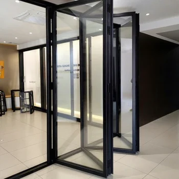 Aluminum Folding Doors for Energy Saving and Noise Reduction, Certified NFRC & AS2047, Strong and Durable for Any Environment