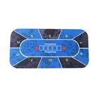Texas Hold'em Casino 180*90*0.3cm Texas Hold'em Set Mat Casino Rubber Poker Table Mat