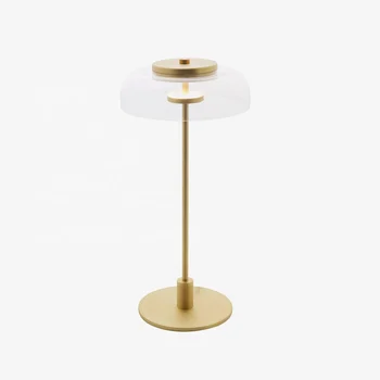 desk lamp modern gold luxury bedroom bedside study mushroom black modern luxury designers table lamp glass shade LED table lamp