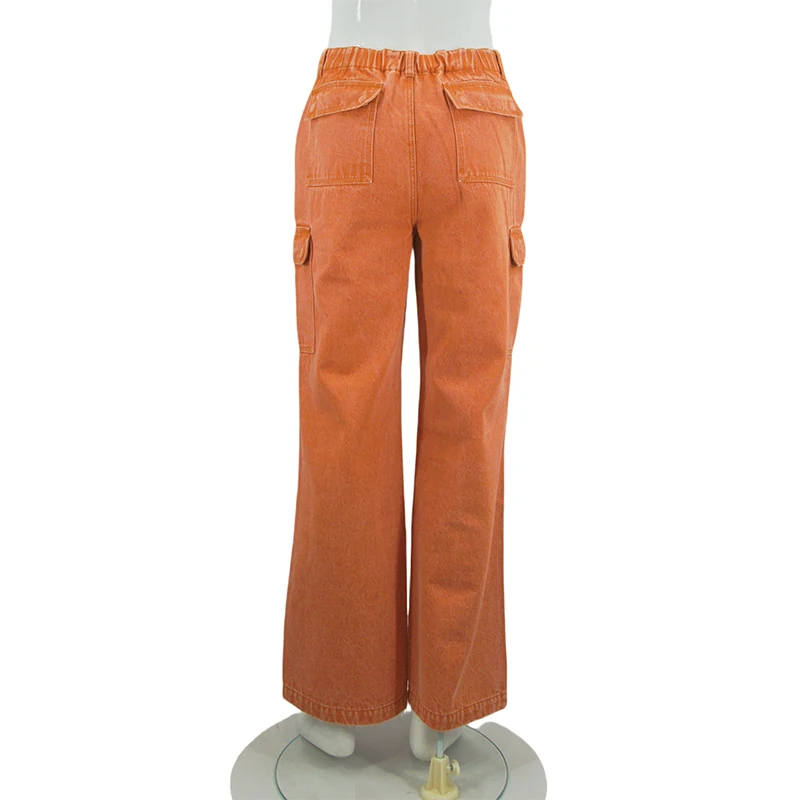 Premium Workwear Cargo Pants Unisex Relaxed Fit Camo Trousers Washed & Aged Finish factory