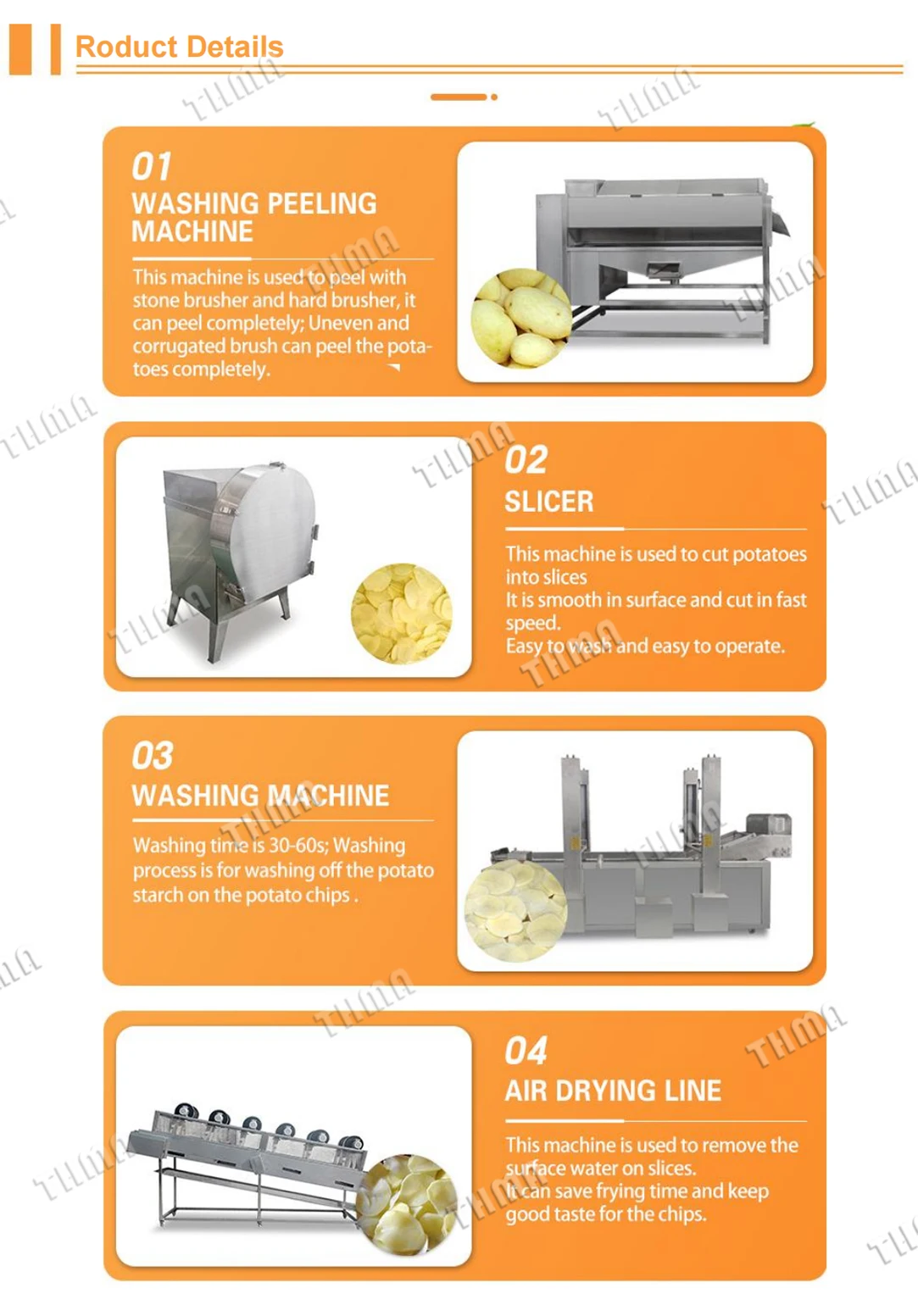 Fully Automatic Lays Potato Chips Production Line Compound Potato Chips