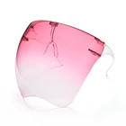 2021 New Multicolor Full Plastic Screening Sunglasses Anti-fogging Clear Eye Mask Glasses