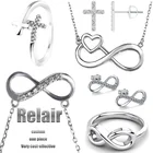 Earrings Wholesale Pendant Earrings Necklace 925 Sets Sterling Silver Jewelry Set Pendant Earrings