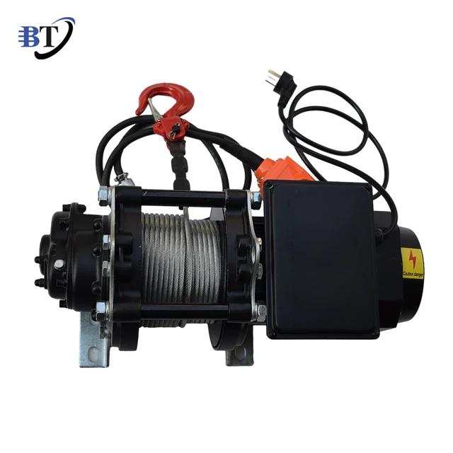 Fast Speed Electric Winch Hoist Motor 30m 60m Electric Hoist Winch For Pulling And Lifting