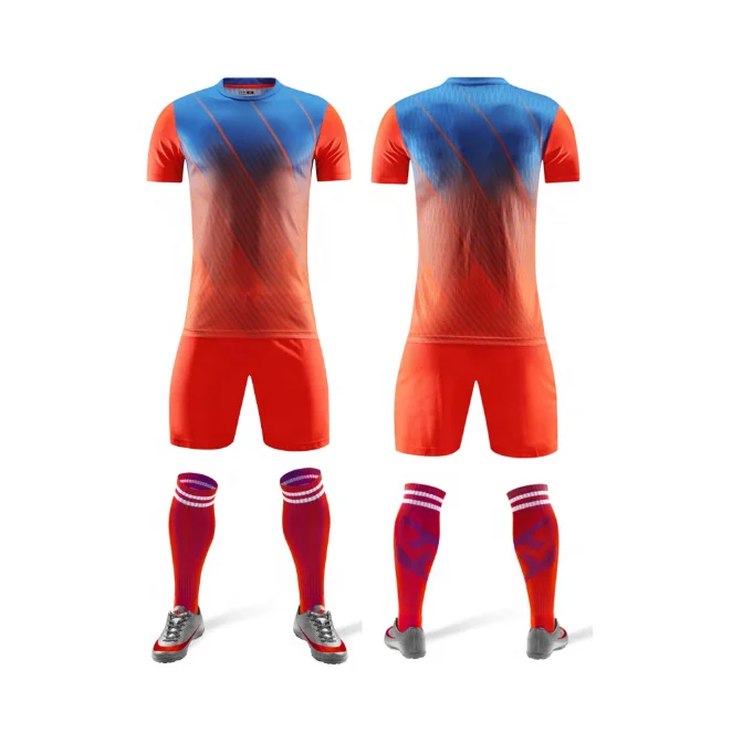 Source Hot sale soccer uniform cheap football shirts sublimation football  shirts football training soccer jersey 2023 on m.