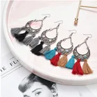 Charm Hoop Earrings High Quality Wholesale Women's Colorful Charm Hoop Earrings Beaded Earrings