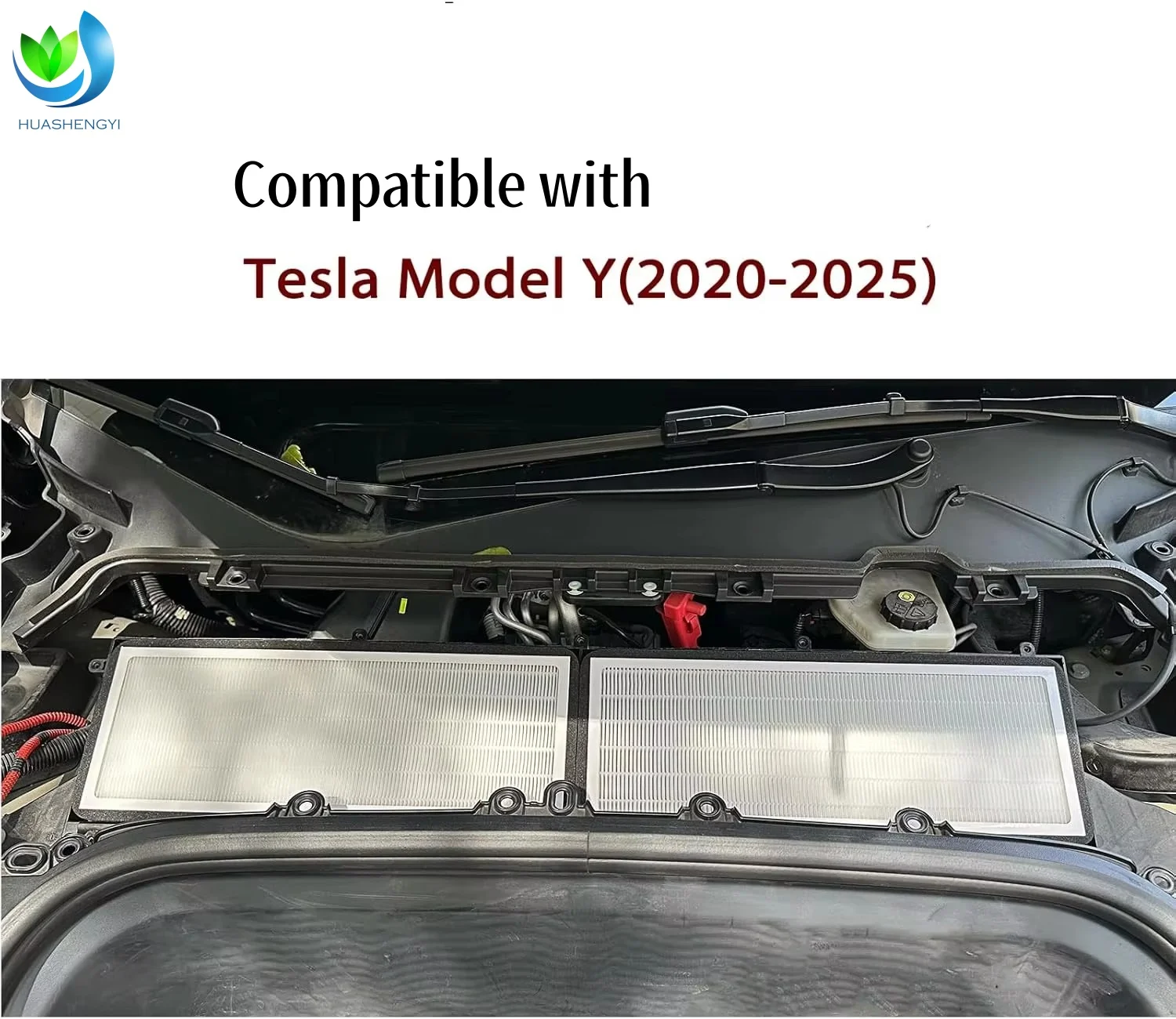 Factory Supply Cabin Air Filter Hepa Filter Replacement Trunk HEPA Kit for Tesla Model Y (2020-2025) with Activated Carbon factory