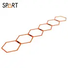 Soccer Rings Agility Ladder New Sports Soccer Football Power Hexagonal Training Agility Ladder Rings