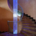 Product New Product Hot Selling Colorful Line Hanging Glass Brick Art Glass Brick