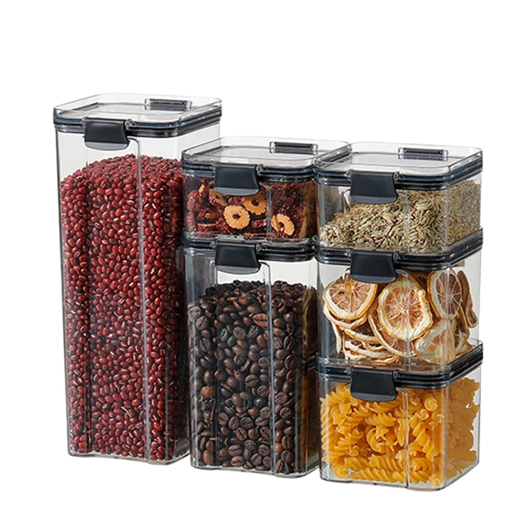 Set 700/1300/1800ml Plastic Kitchen Refrigerator Warmer Kitchen Food Storage Container