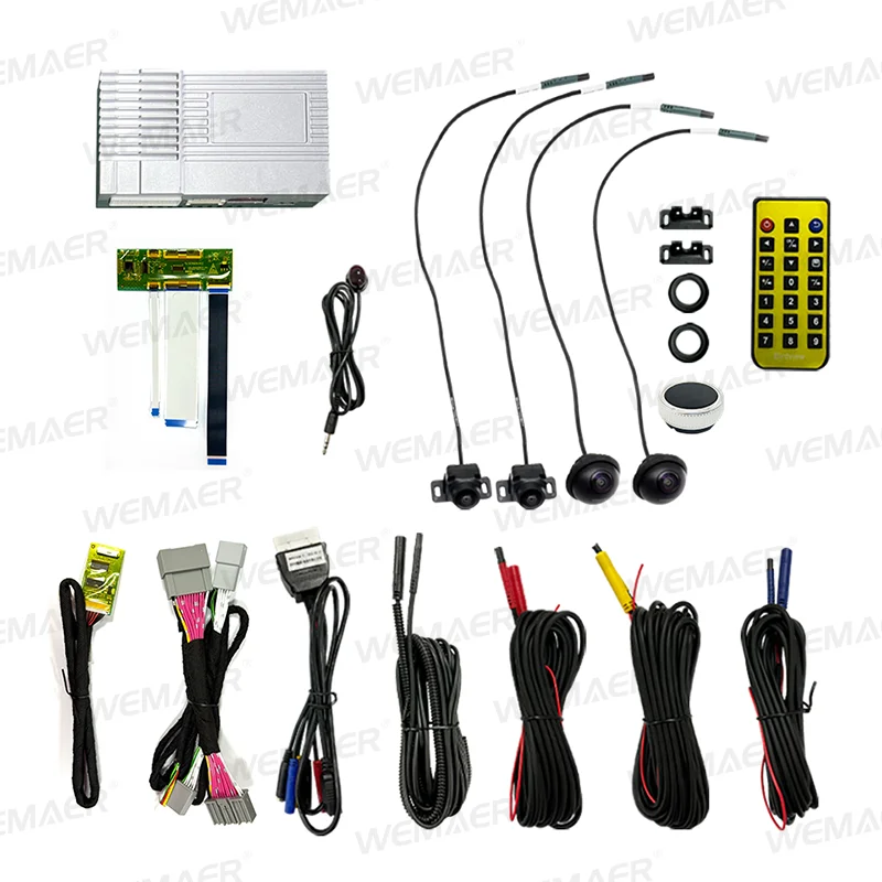 Wemaer Car 360 Degree Camera Bird Eye 3D Panoramic View AVM Surround Reverse System for Suzuki Toyota Urban Cruiser Hyryder details