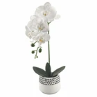 Artificial Flower Plant Artificial Flower For Home Garden Hotel Decor Orchid Simulation Plant Potted Orchid