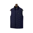 Smart Heated Vest USB Intelligent Heating Adjustable Warm Clothing Down Jacket Men Rechargeable Winter Vest