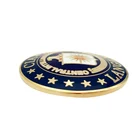 Metal Badge Metal Hard Enamel American Police Wallet Badge Brass Custom Security Officer Metal Pin Badge Manufacturer