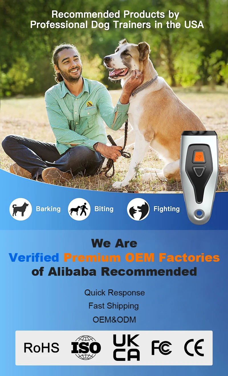 rechargeable 3 mode dog bark deterrent outdoor son