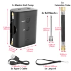 Rechargeable Electric Air Ball Pump For Basketball Football Volleyball Soccer