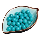 Jade Beads Hot Sale Cabochon 4mm Blue Turquoise Stones Jade Stone Turquoise Beads