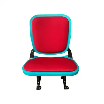 Tip up folding gas assisted injection PP plastic branded padded folding stadium seating prayer chair seat for bleacher