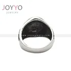Ring Silver Boho Style Vintage Jewelry Stainless Steel Ring Biker Viking Ring Mens Vintage Silver Black Ring
